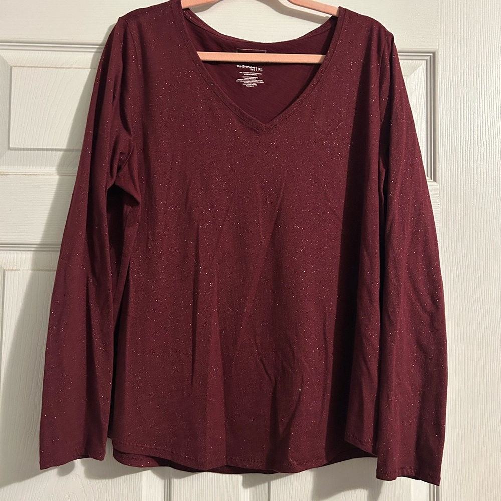 Sonoma Red Relaxed Long Sleeve T-Shirt